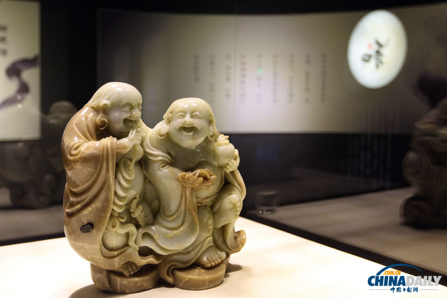 Jade Divin -  L'exposition des Trésors artistiques a ouvert ses portes au Musée de Shenyu (jade divin) à Beijing depuis le 8 janvier 2013. (chinadaily.com.cn/Shenyu Museum)