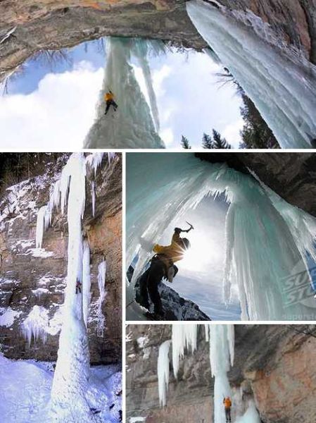 La cascade The Fang, aux états-Unis