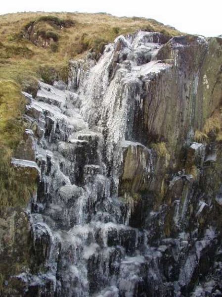 La cascade de Dow Spout, en écosse