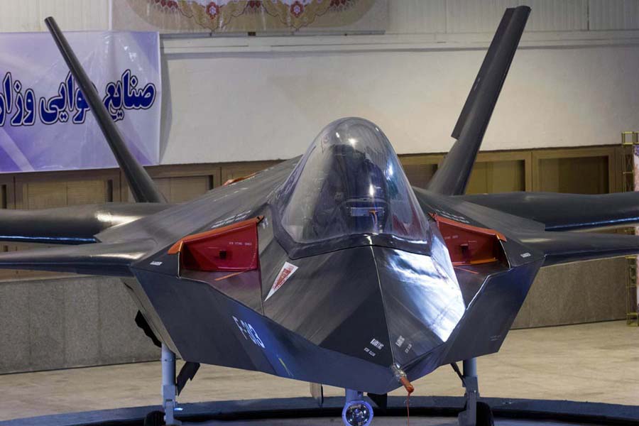 Des images du nouveau chasseur furtif iranien, le Qaher F-313  (4)