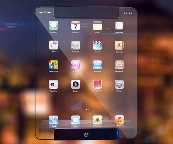 Conception impressionnante ! Un iPad transparent (2)