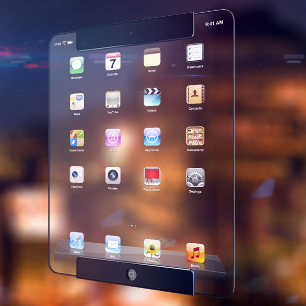 Conception impressionnante ! Un iPad transparent (3)