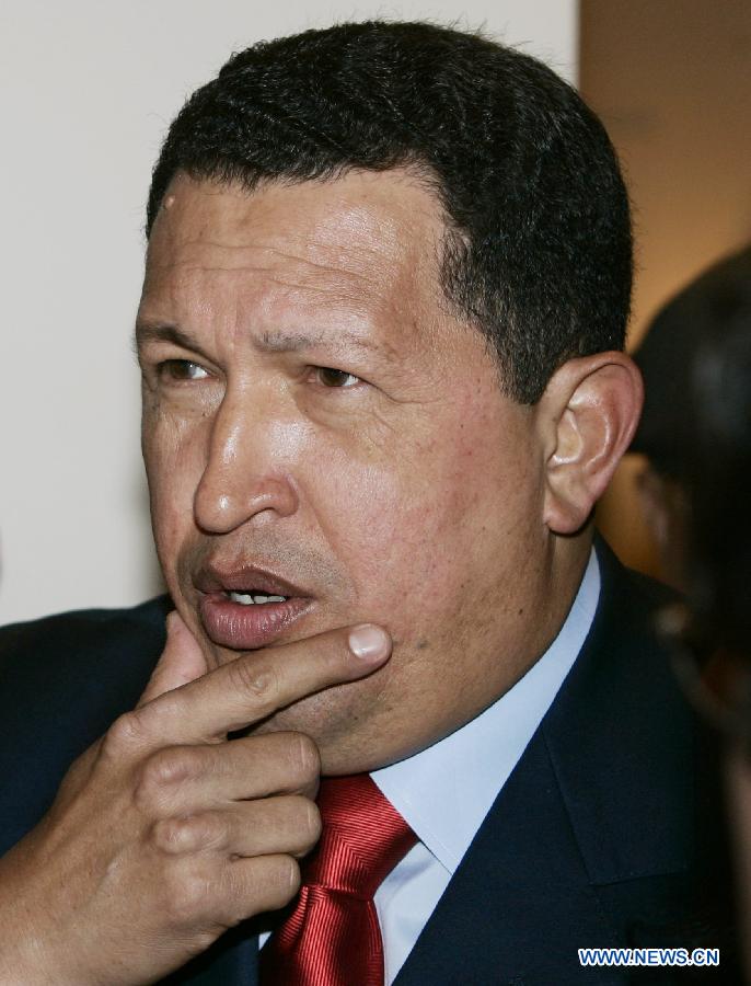 Photo d'archive du président vénézuélien Hugo Chavez