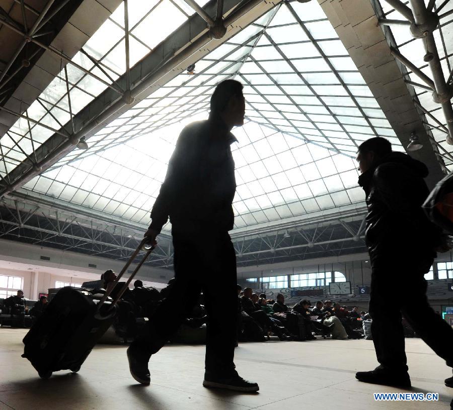 La gare de Harbin le 6 mars 2013.