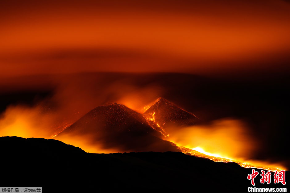 Italie : le mont Etna conna?t sa 7e éruption de l'année