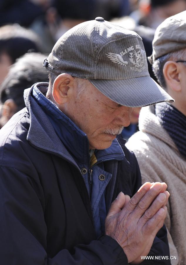 Japon : 2e anniversaire du séisme et du tsunami du 11 mars  (4)