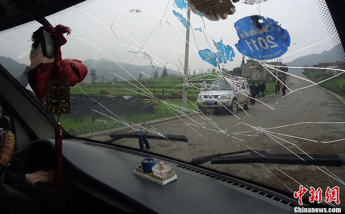 Attaque de grêlons géants dans le Guizhou (3)