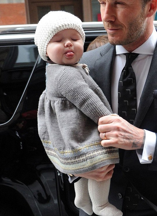 Harper Seven, la fille adorable de David Beckham (2)