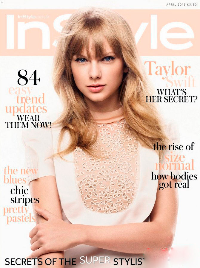 Taylor Swift pose pour InStyle britannique