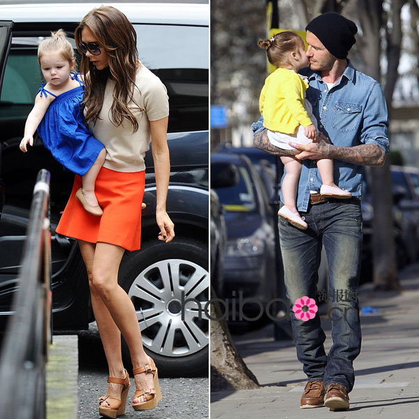 Une Harper Seven Beckham, deux styles