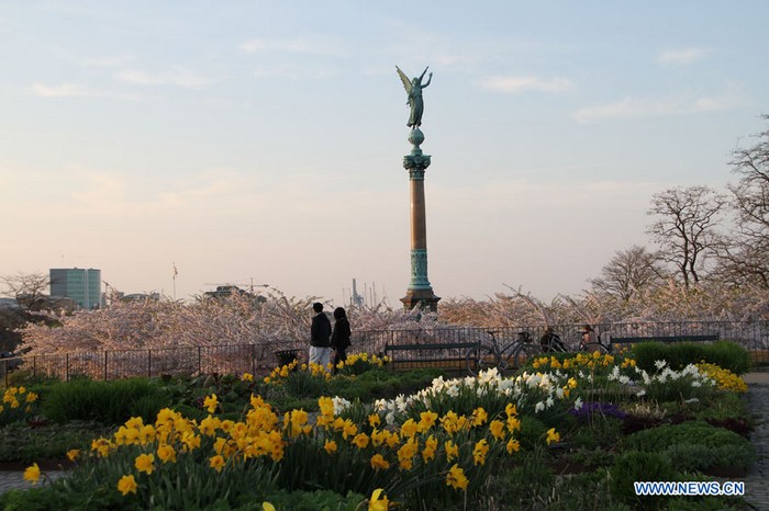 Photos: paysages du printemps à Copenhagen