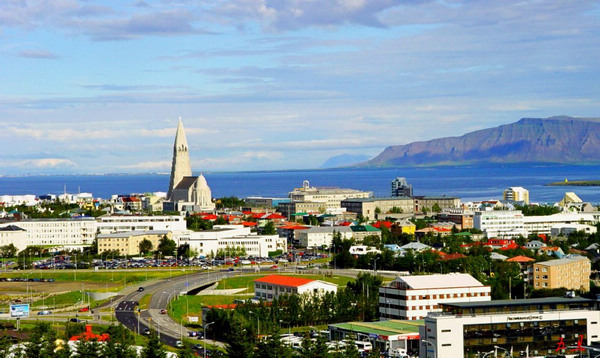 Une excursion à pied, Reykjavik, Islande