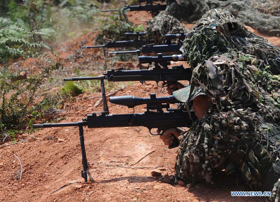 Chine : entra?nement des snipers de l'APL (3)