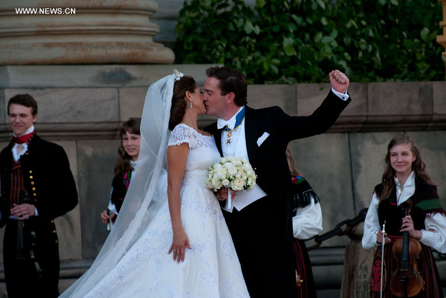 La princesse suédoise Madeleine se marie avec le bancaire américain Christopher O'Neill (5)