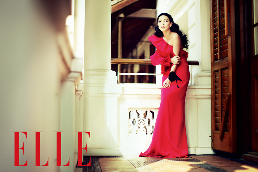 Shu Qi pose pour le magazine ELLE  (5)