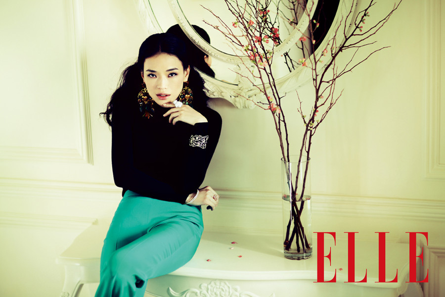 Shu Qi pose pour le magazine ELLE  (4)