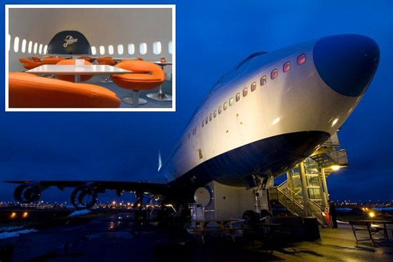 Jumbo Hostel, un Boeing 747 converti en h?tel