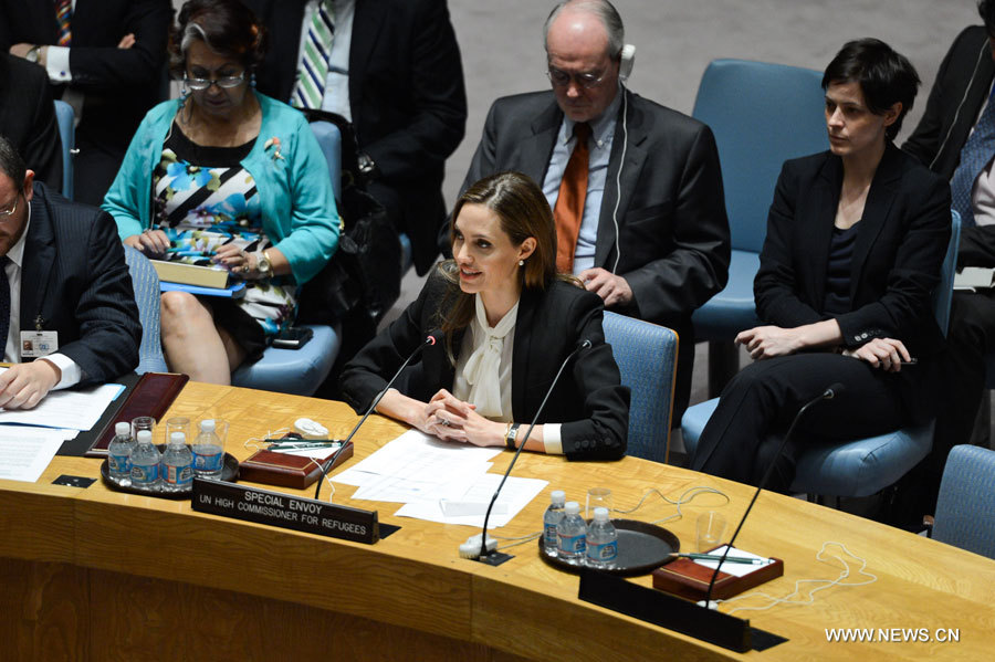 Angelina Jolie appelle l'ONU à lutter contre les violences sexuelles en zone de guerre 