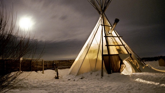 Un camping dans l'Idaho, états-Unis