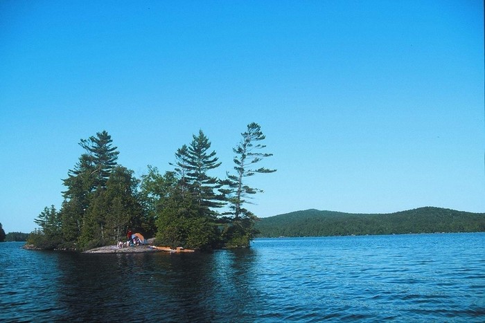 Les Adirondacks, New York, états-Unis.