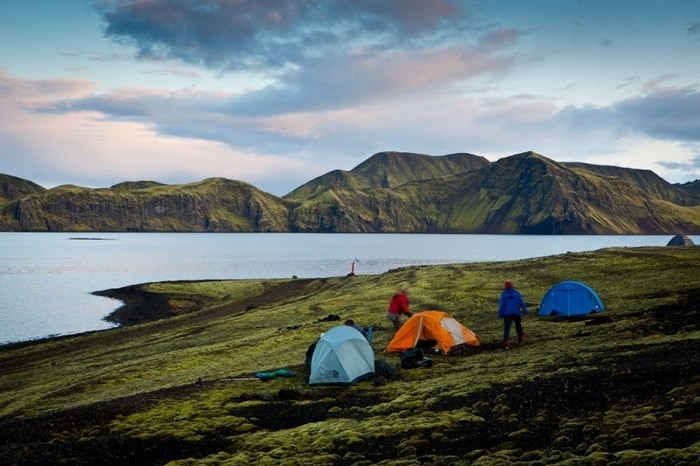 Le lac Myvatn, Islande.