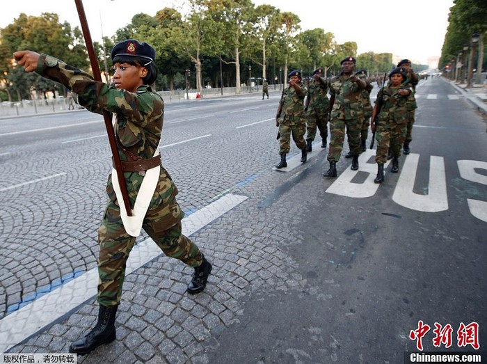 France: les répétitions générales du défilé du 14 juillet (5)