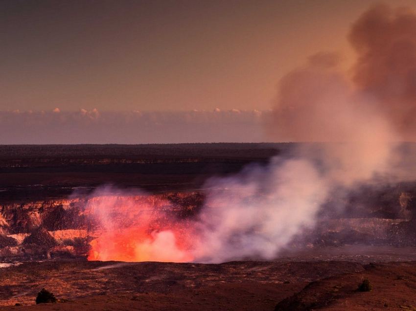 Le parc national des volcans d'Hawa?