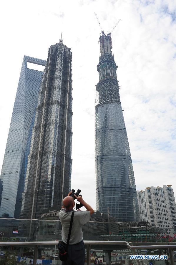 Fin du gros oeuvre du plus haut gratte-ciel de Chine (11)