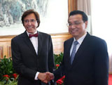 Li Keqiang rencontre son homologue belge