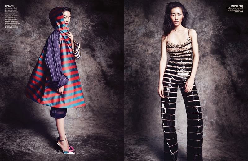 Le top-modèle chinois Liu Wen en couverture de Vogue Tha?lande (6)