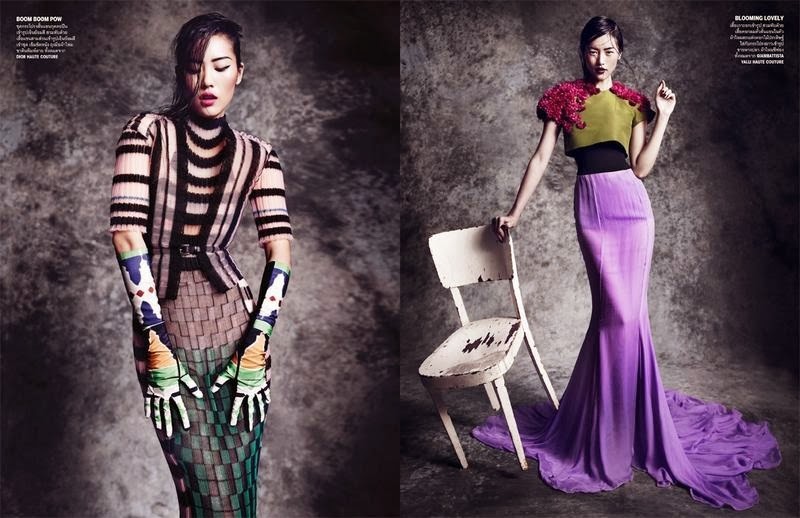 Le top-modèle chinois Liu Wen en couverture de Vogue Tha?lande (2)