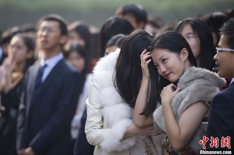 Beijing : 600 lycéens participent à un rite de passage à l'age adulte (13)