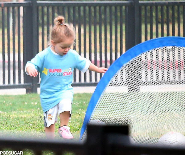 Harper Seven Beckham future footballeuse ?