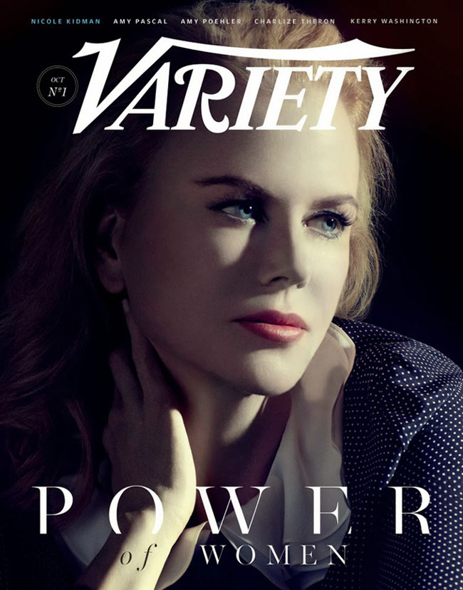 Nicole Kidman en couverture du magazine Variety