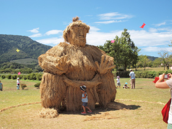 Japon : des sculptures en paille de riz pour la fête de la Moisson (17)