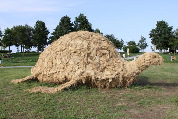 Japon : des sculptures en paille de riz pour la fête de la Moisson (16)