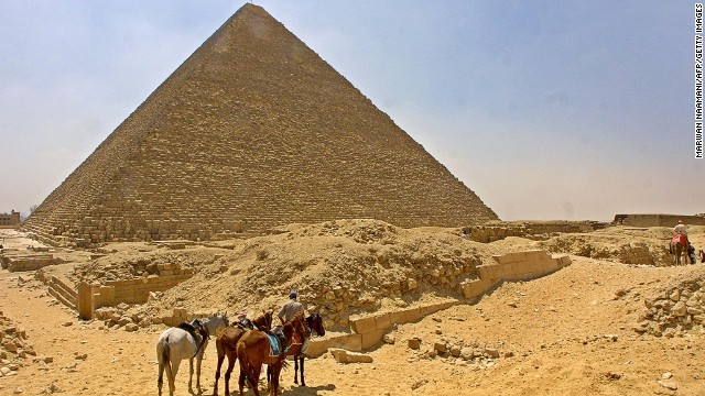 La nécropole de Gizeh, Egypte