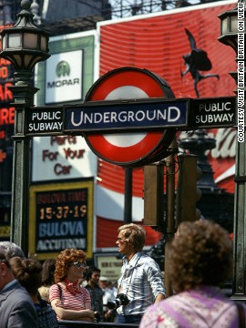 Le réseau du métro de Londres, Royaume-Uni