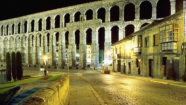 L'aqueduc de Ségovie, Espagne