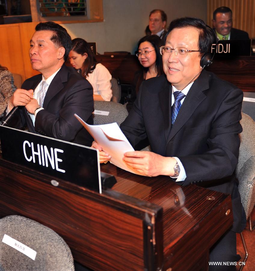 Le vice-ministre chinois de l'Education Hao Ping nommé président de la 37e Conférence générale de l'Unesco (4)