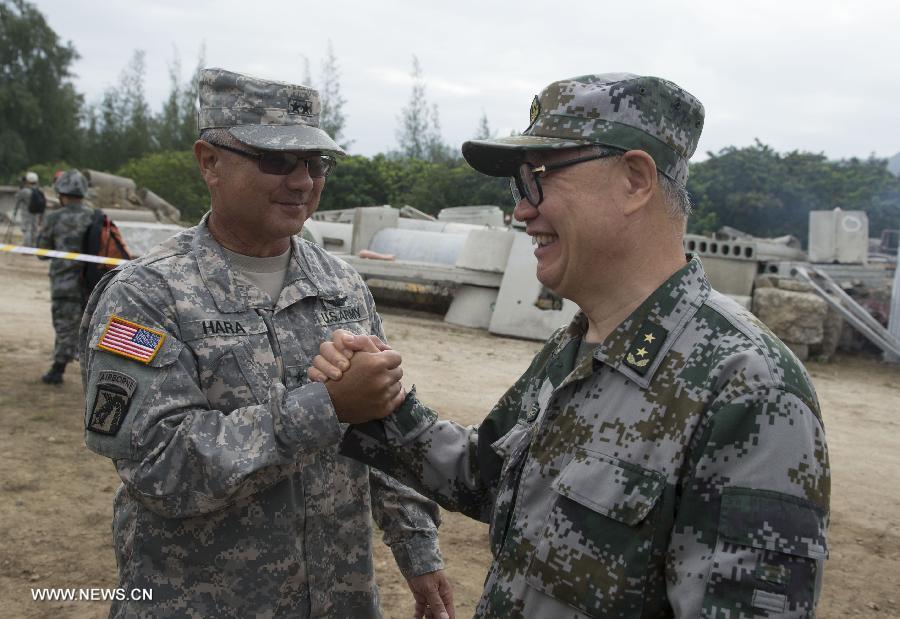 Fin des exercices militaires sino-américains sur l'assistance humanitaire à Hawa? 