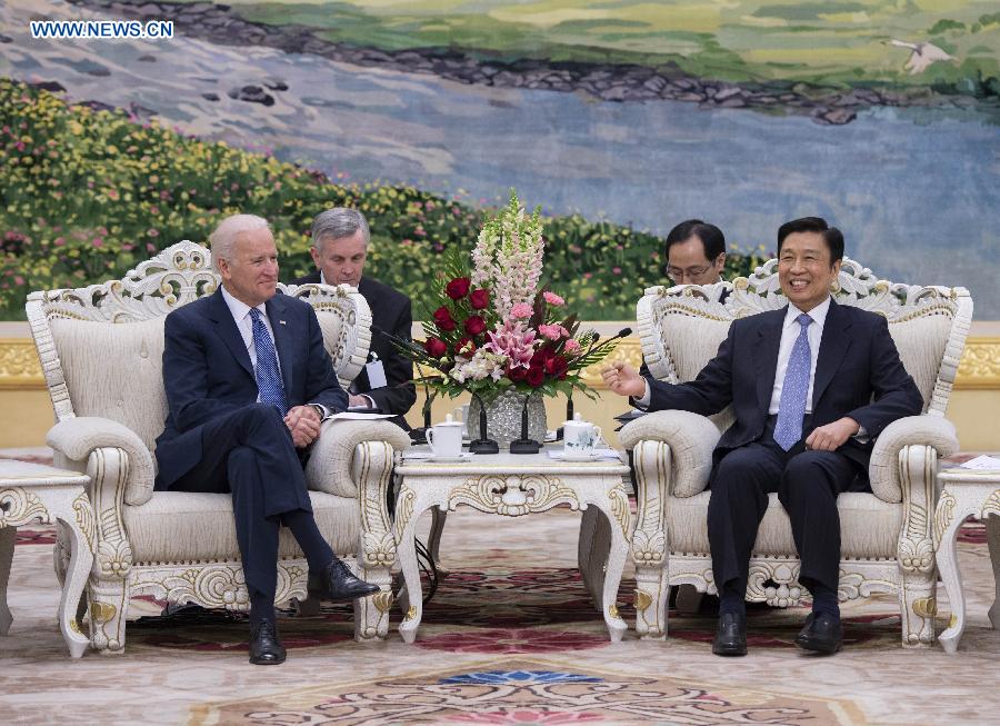 Le vice-président chinois rencontre son homologue américain (2)