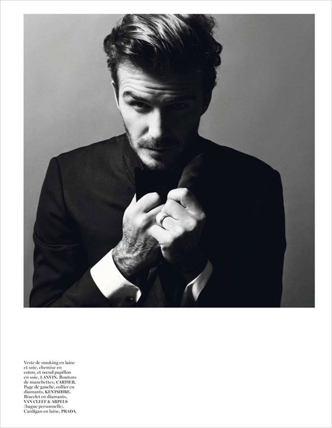 Le couple Beckham pose ensemble pour le numéro de No?l de Vogue Paris (3)