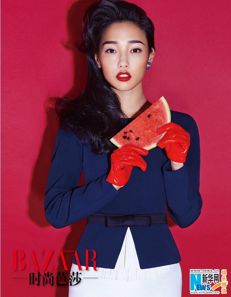 Bai Baihe pose pour un magazine (4)