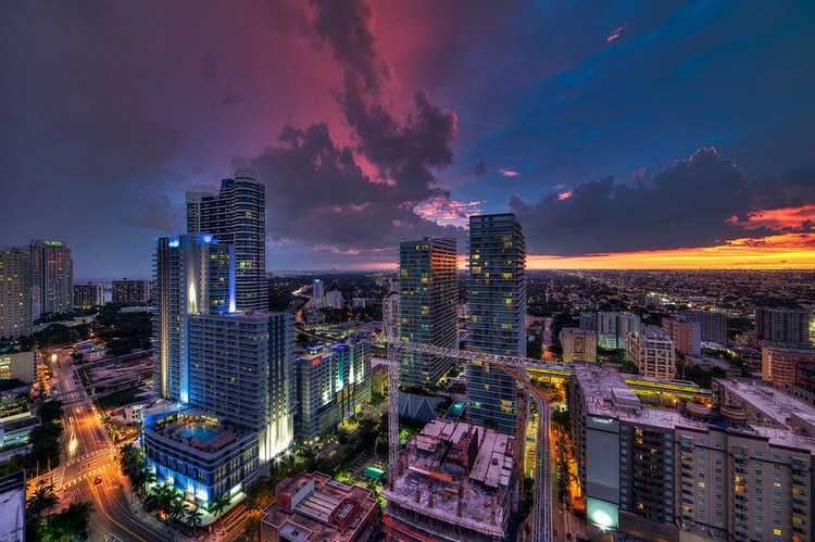 Photos : la magie du ciel au-dessus de Miami (2)