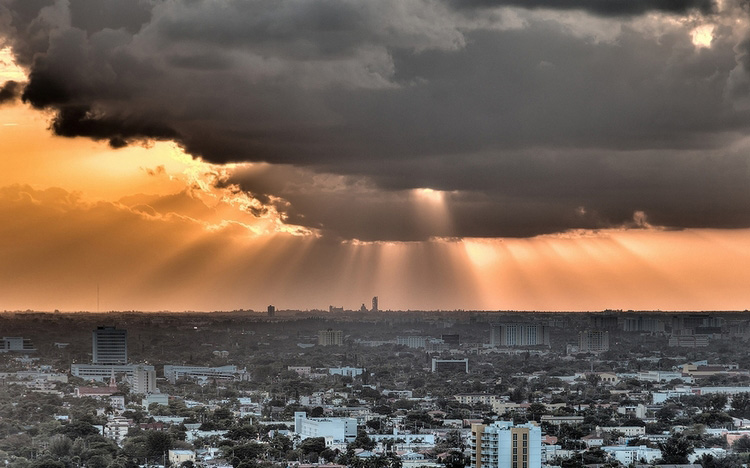 Photos : la magie du ciel au-dessus de Miami