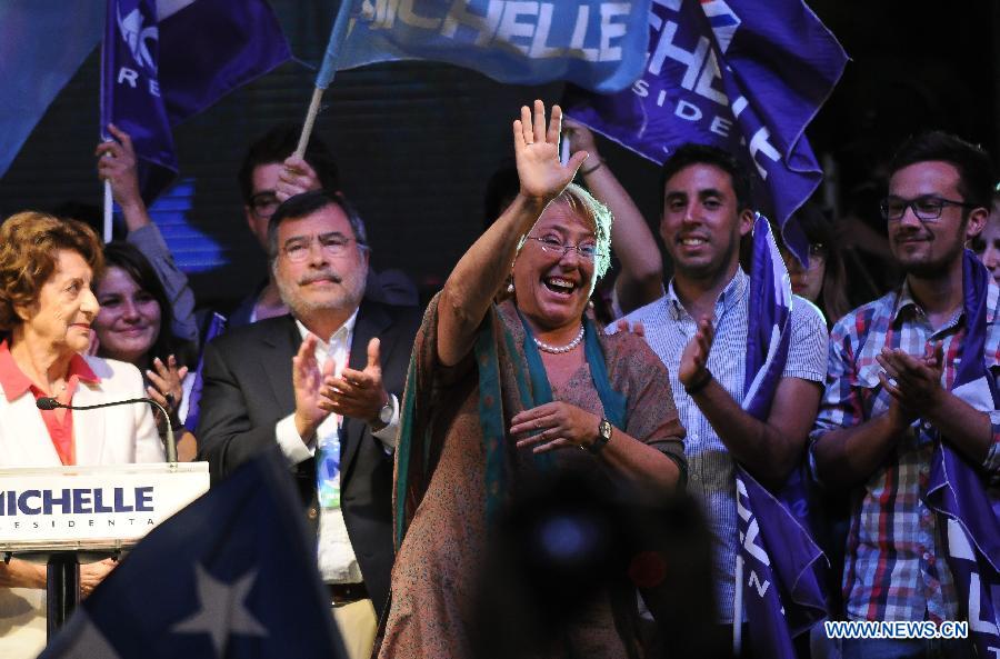 Chili: Michelle Bachelet remporte l'élection présidentielle avec 62% des voix (7)