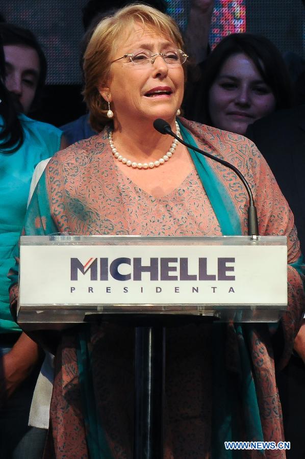 Chili: Michelle Bachelet remporte l'élection présidentielle avec 62% des voix (5)