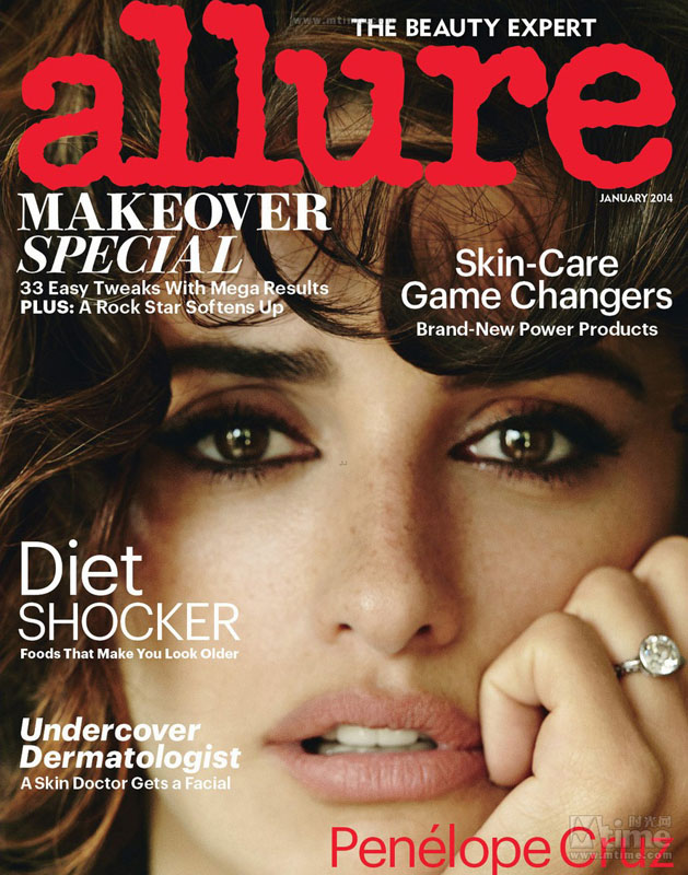 Penélope Cruz charmante en couverture d'Allure