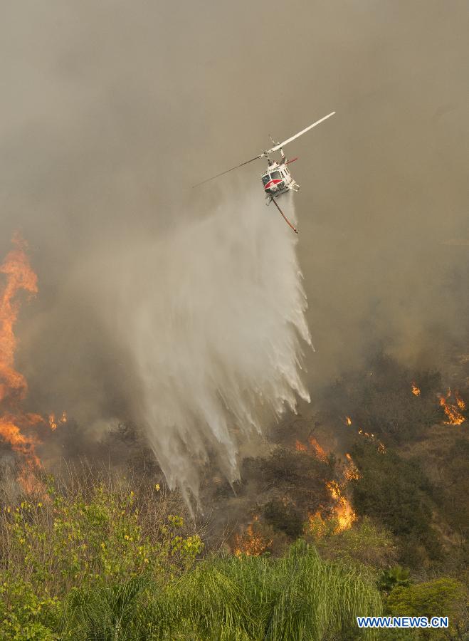 Photos - Incendie forestier à Los Angeles (7)